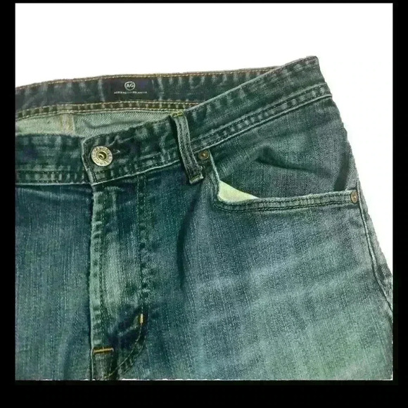 AG Adriano Goldschmied men jeans in a size 34 34 distressed style Gently used - Picture 5 of 10